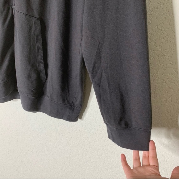 Skims Mens dark gray full zip hooded sweater XL - Picture 3 of 9